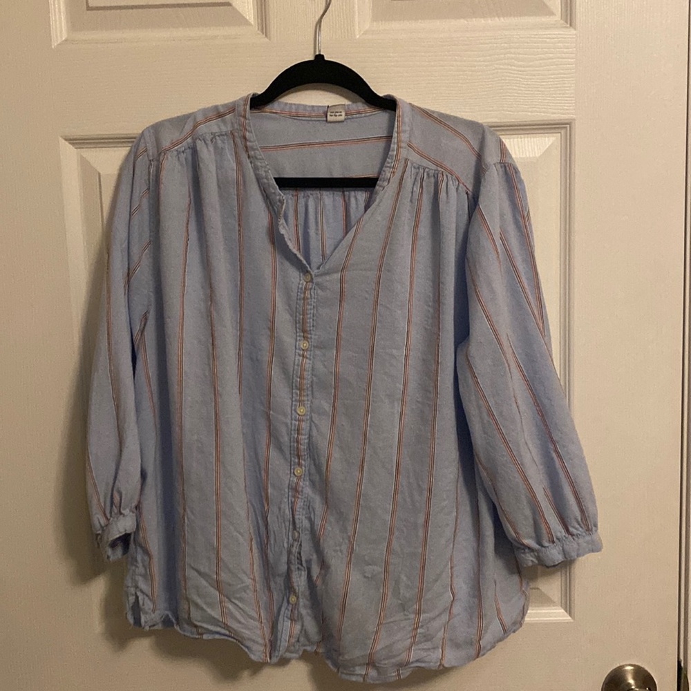 Old navy striped button down.